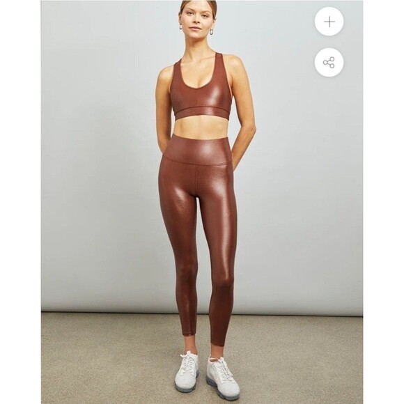 Carbon 38 Action Sports Bra 2.0 Takara Shine Cappuccino Brown Size Small Padded - Picture 7 of 14